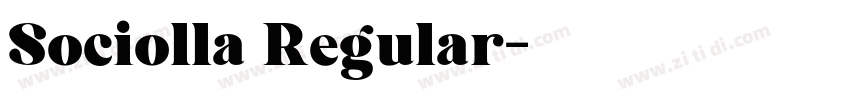 Sociolla Regular字体转换